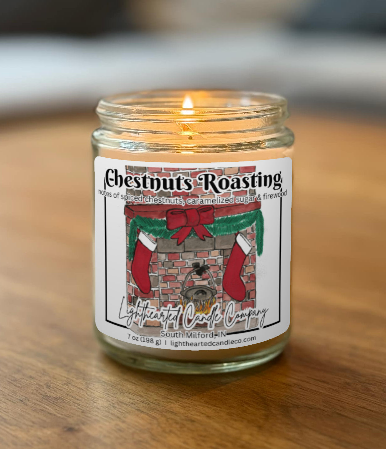 Chestnuts Roasting Candle