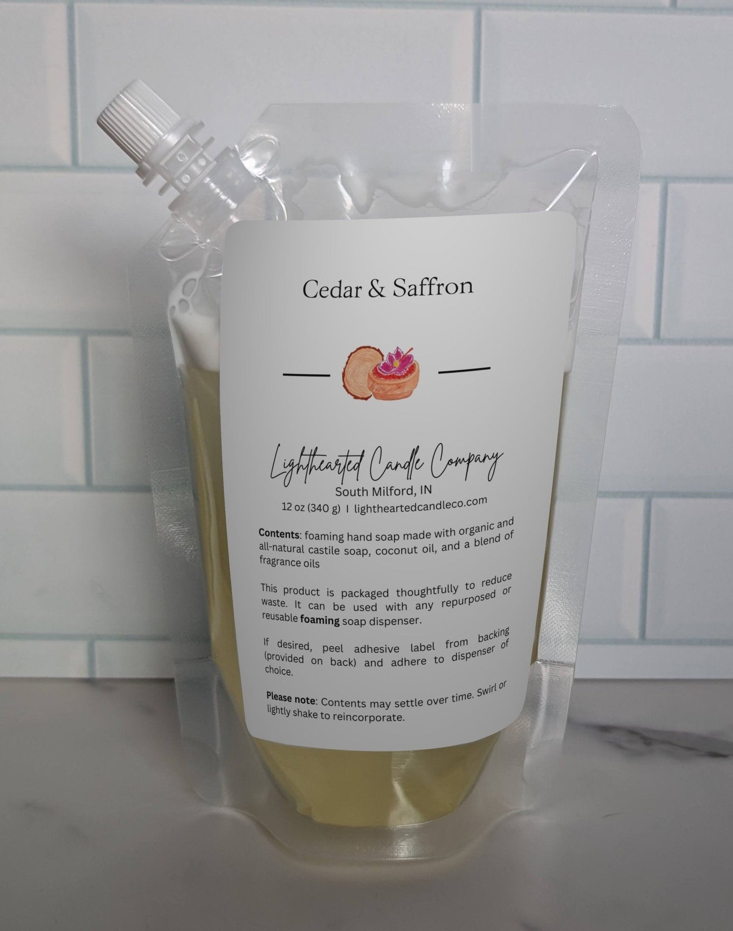 Cedar & Saffron Foaming Soap (Refill)