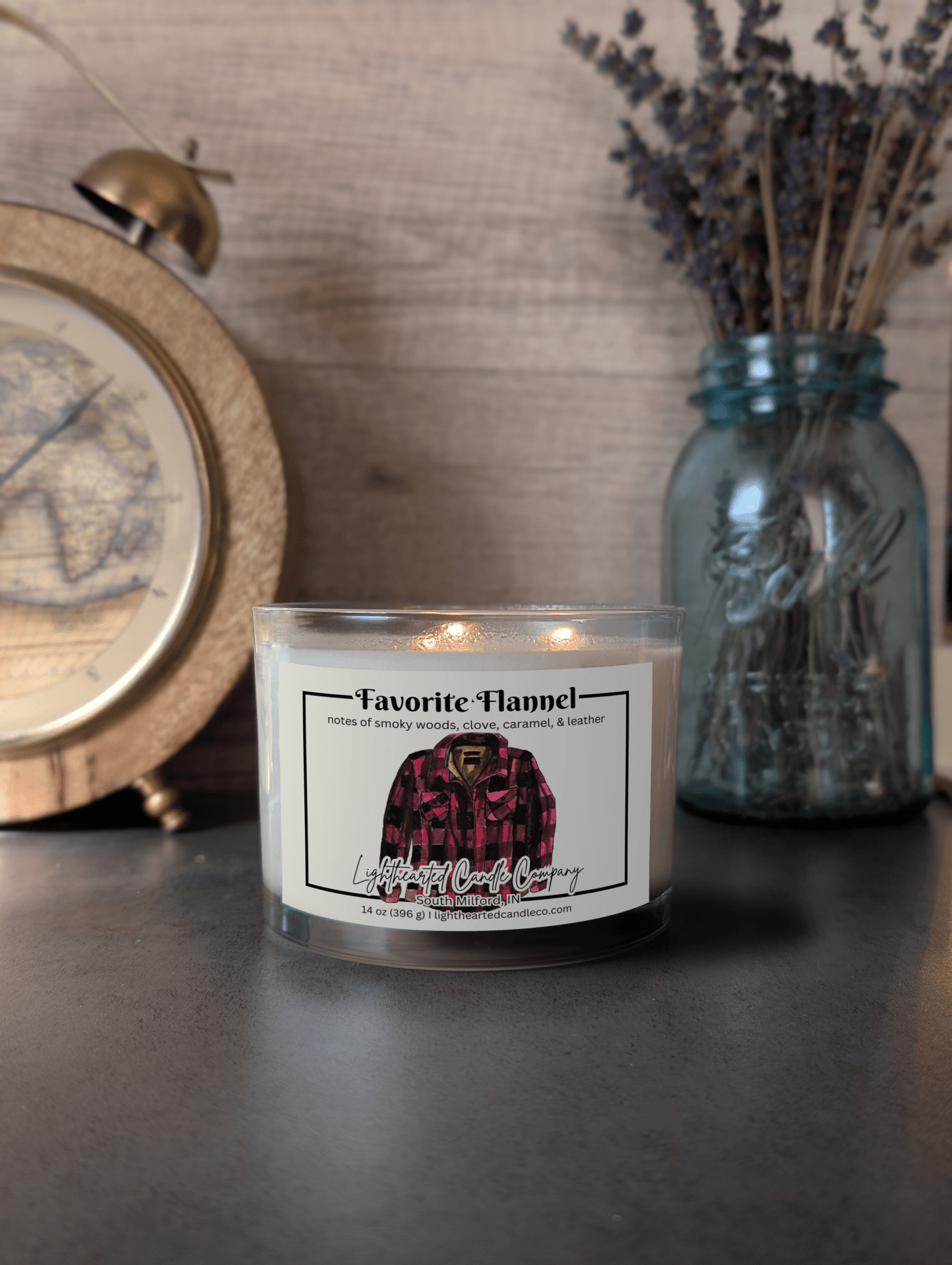 Favorite Flannel Candle