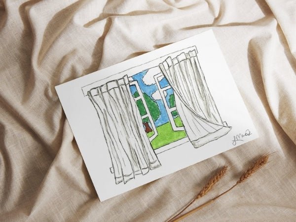 Fresh Air Greeting Card
