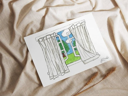 Fresh Air Greeting Card