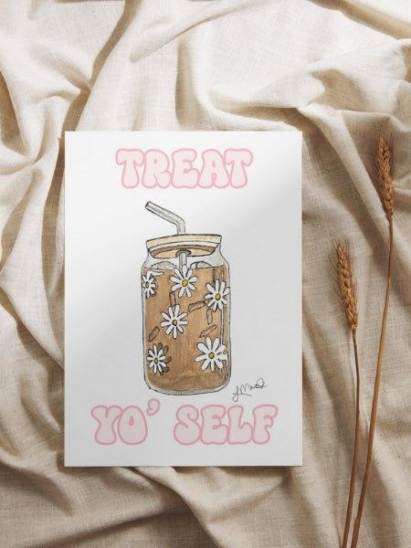 Iced Coffee Greeting Card