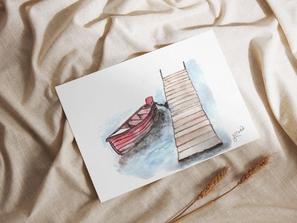 Lake Life Greeting Card