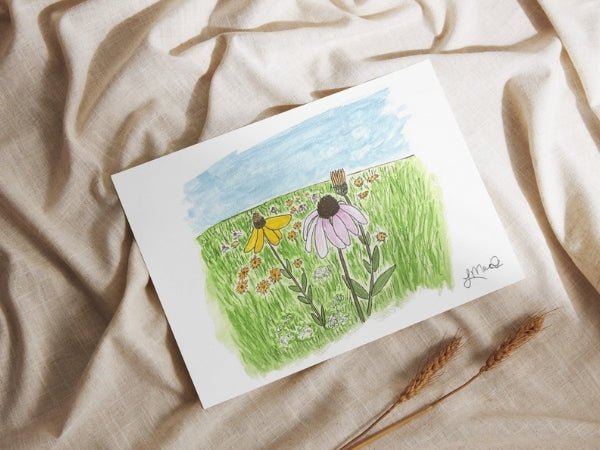 Midwestern Meadow Greeting Card