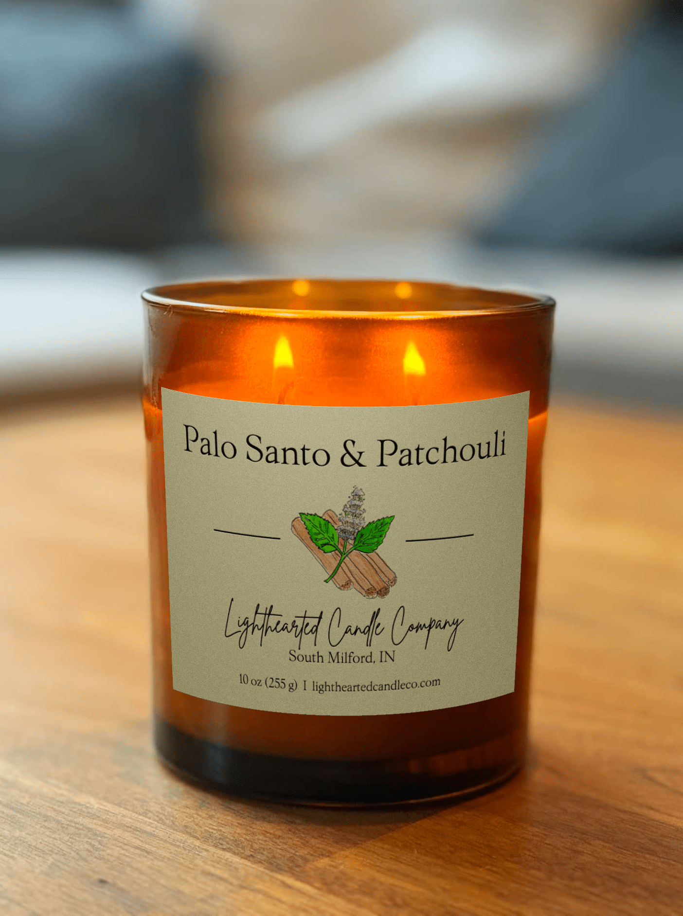 Palo Santo & Patchouli Candle
