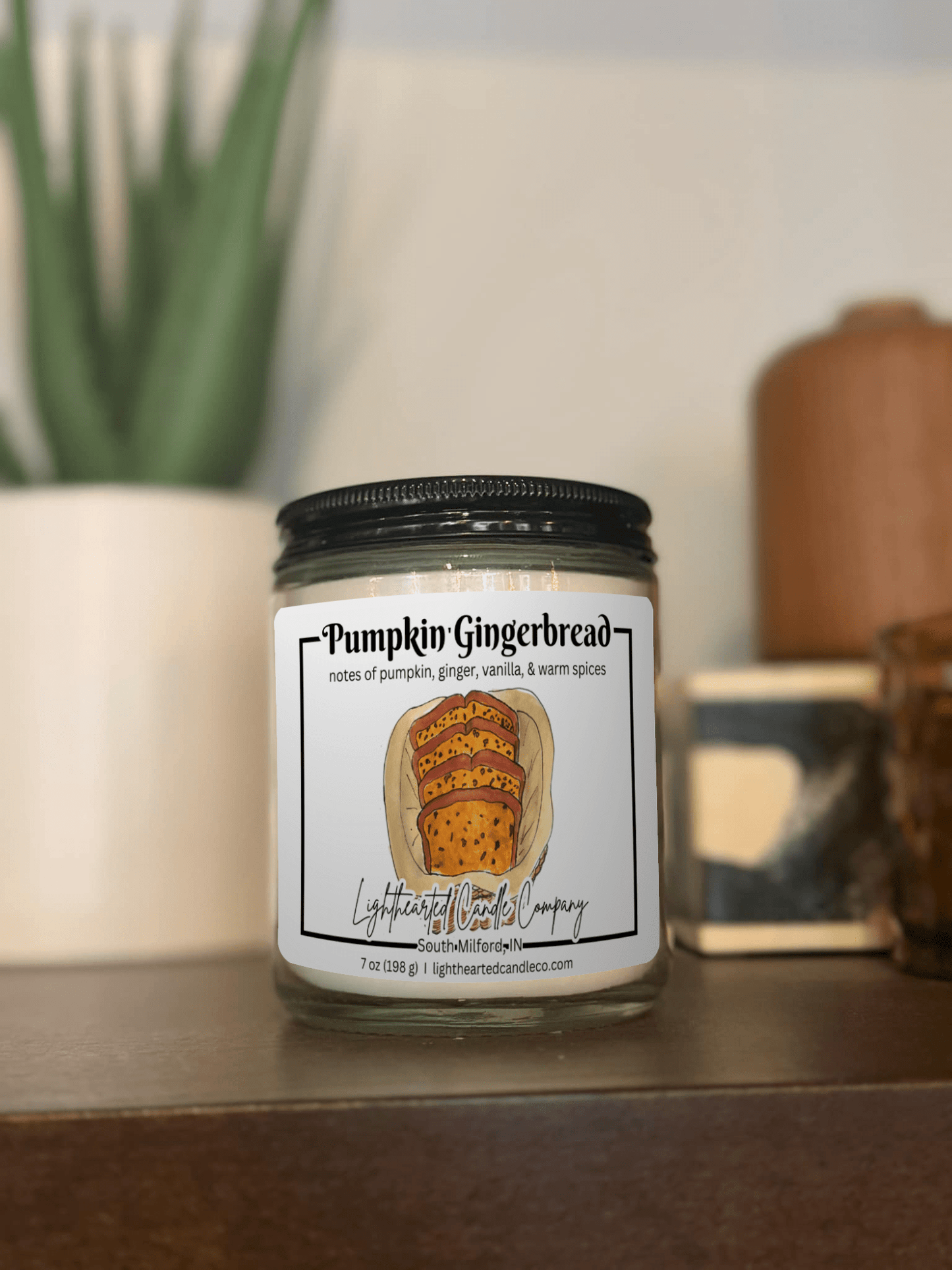 Pumpkin Gingerbread Candle
