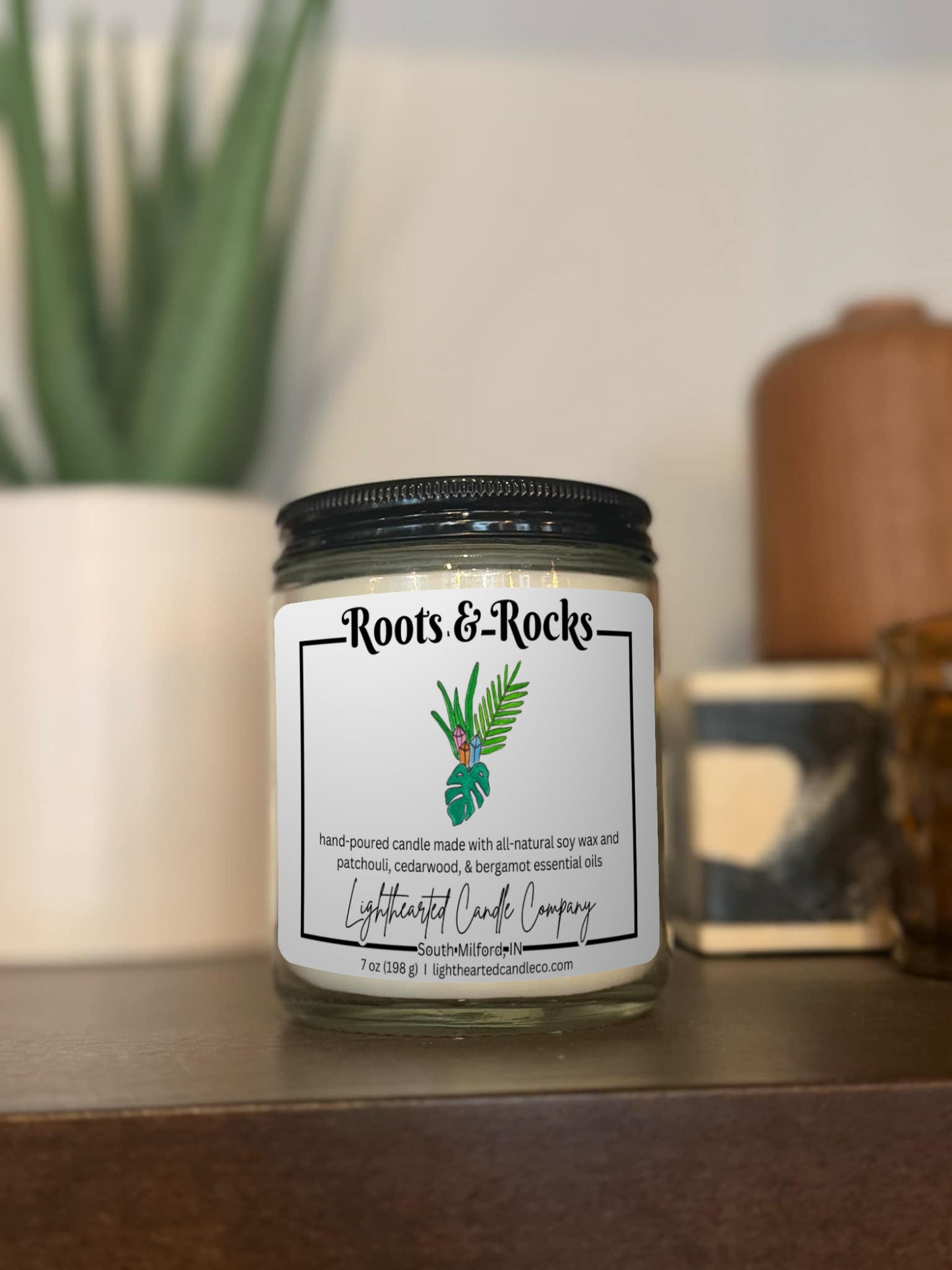 Roots & Rocks Essential Oil Candle