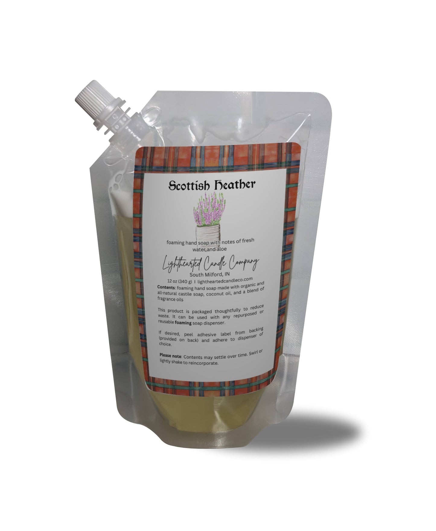 Scottish Heather Foaming Soap (Refill)