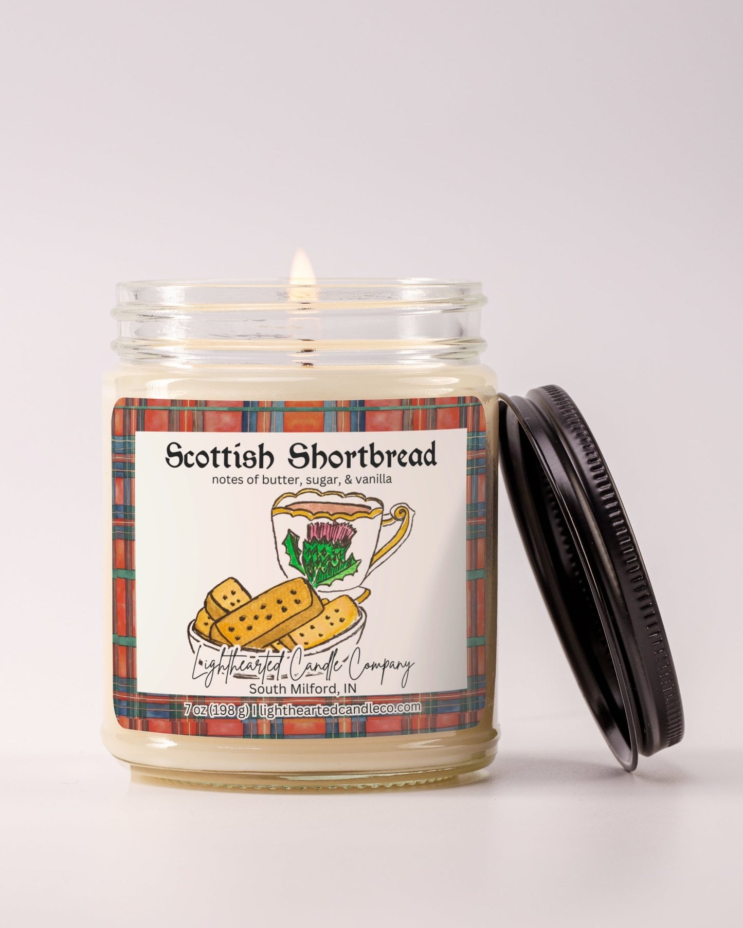 Scottish Shortbread Candle