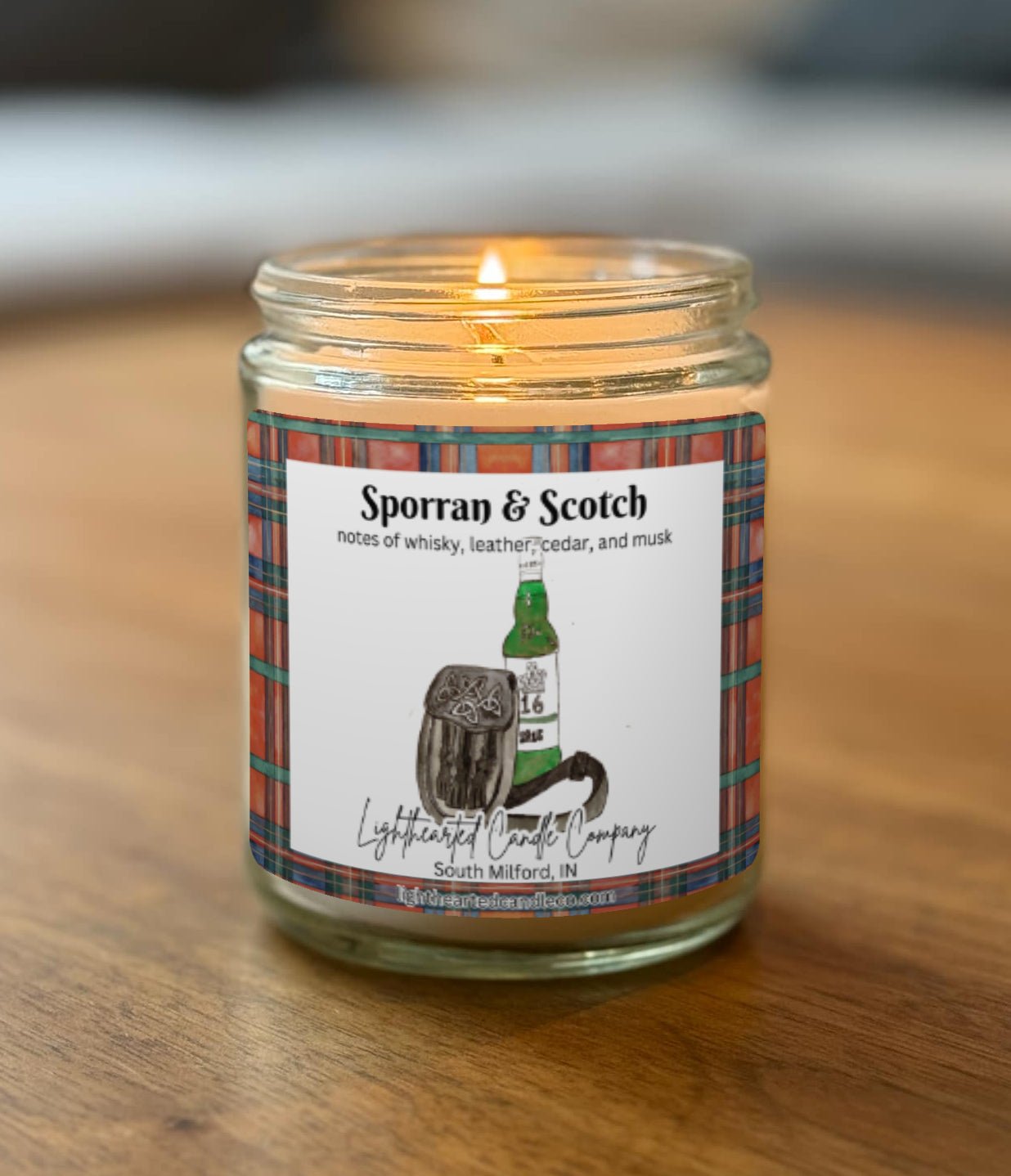 Sporran & Scotch Candle