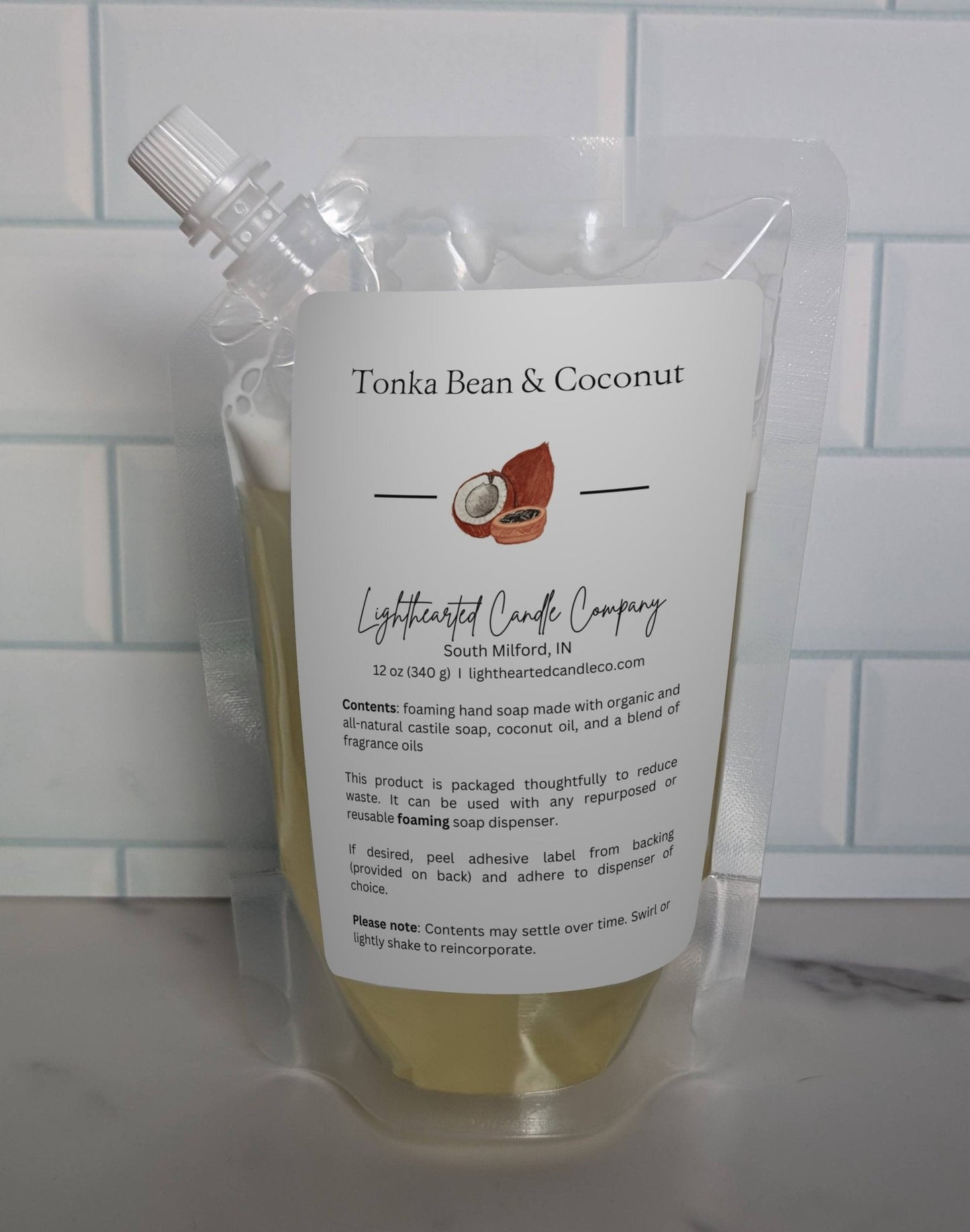 Tonka Bean & Coconut Foaming Soap