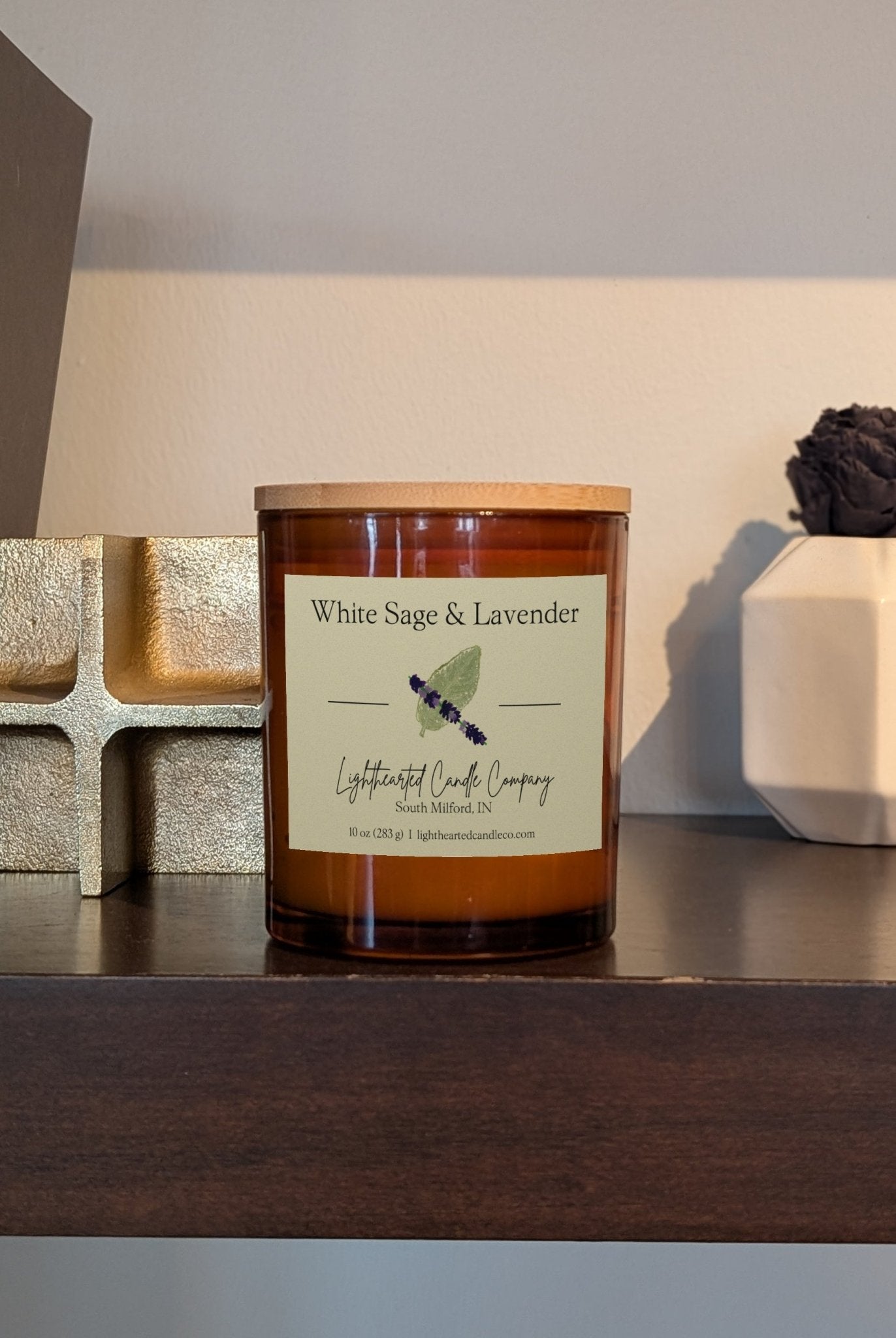 White Sage & Lavender Candle