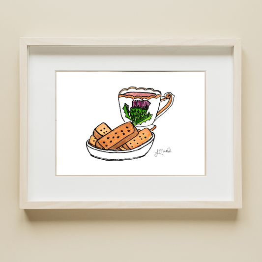 Scottish Shortbread Art Print