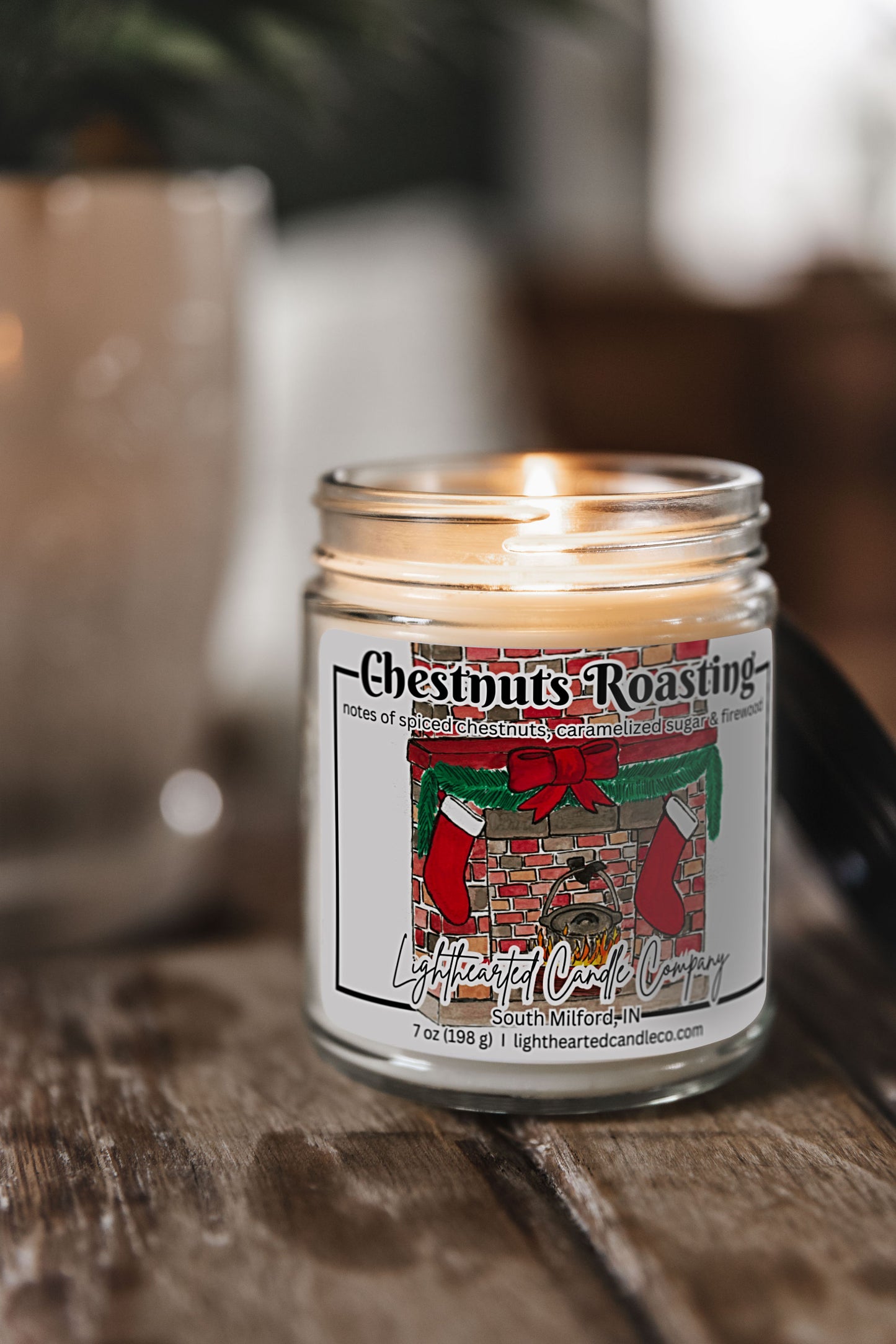 Chestnuts Roasting Candle