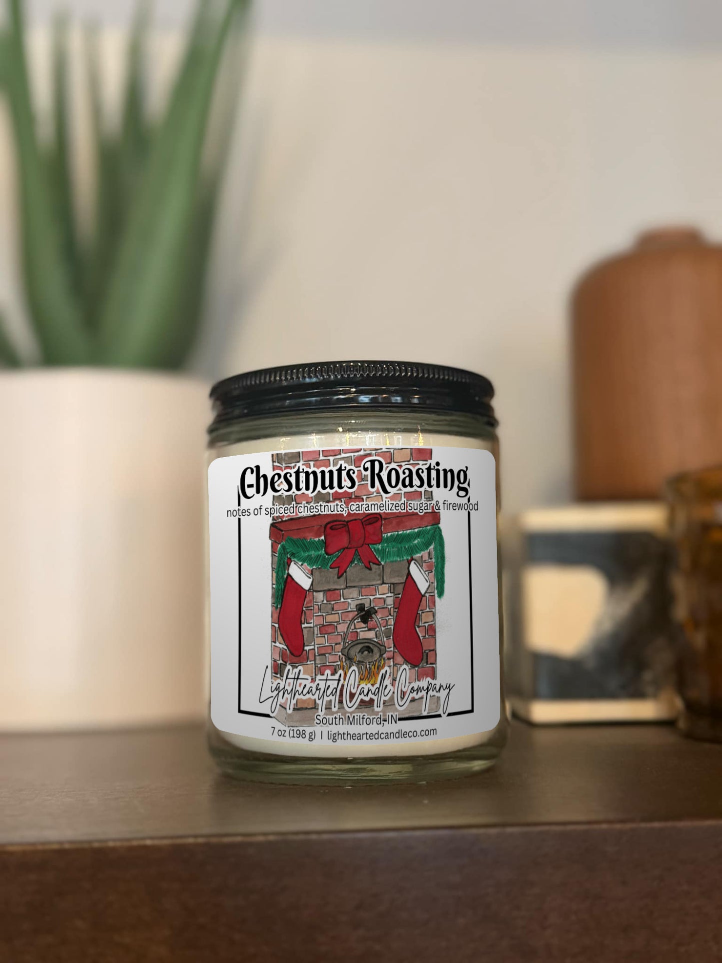 Chestnuts Roasting Candle