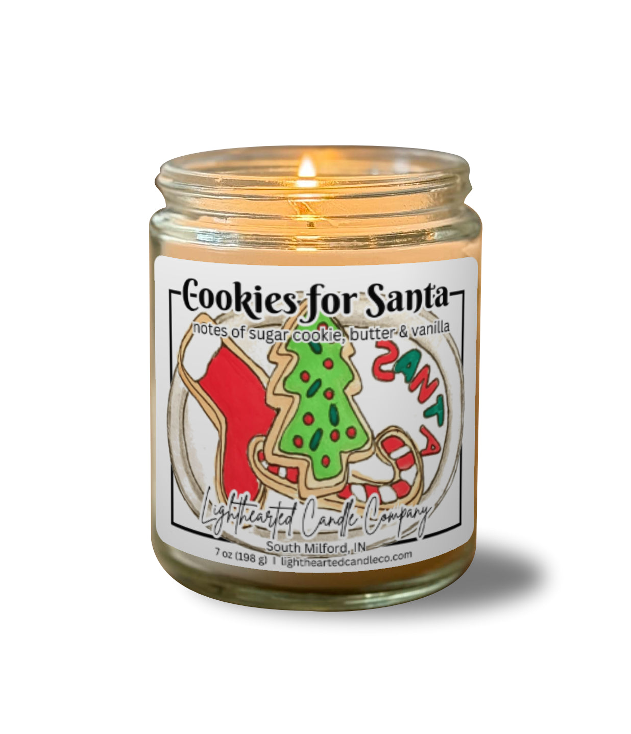 Cookies for Santa Candle
