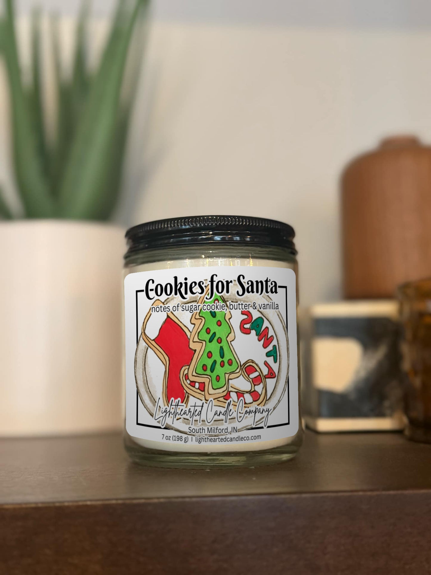 Cookies for Santa Candle