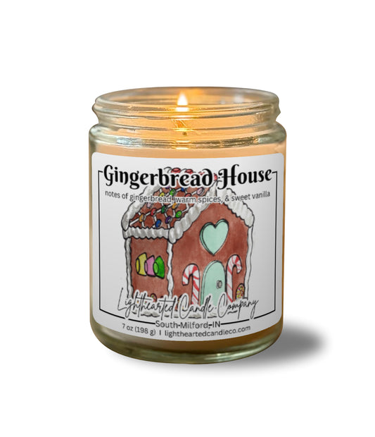 Gingerbread House Candle