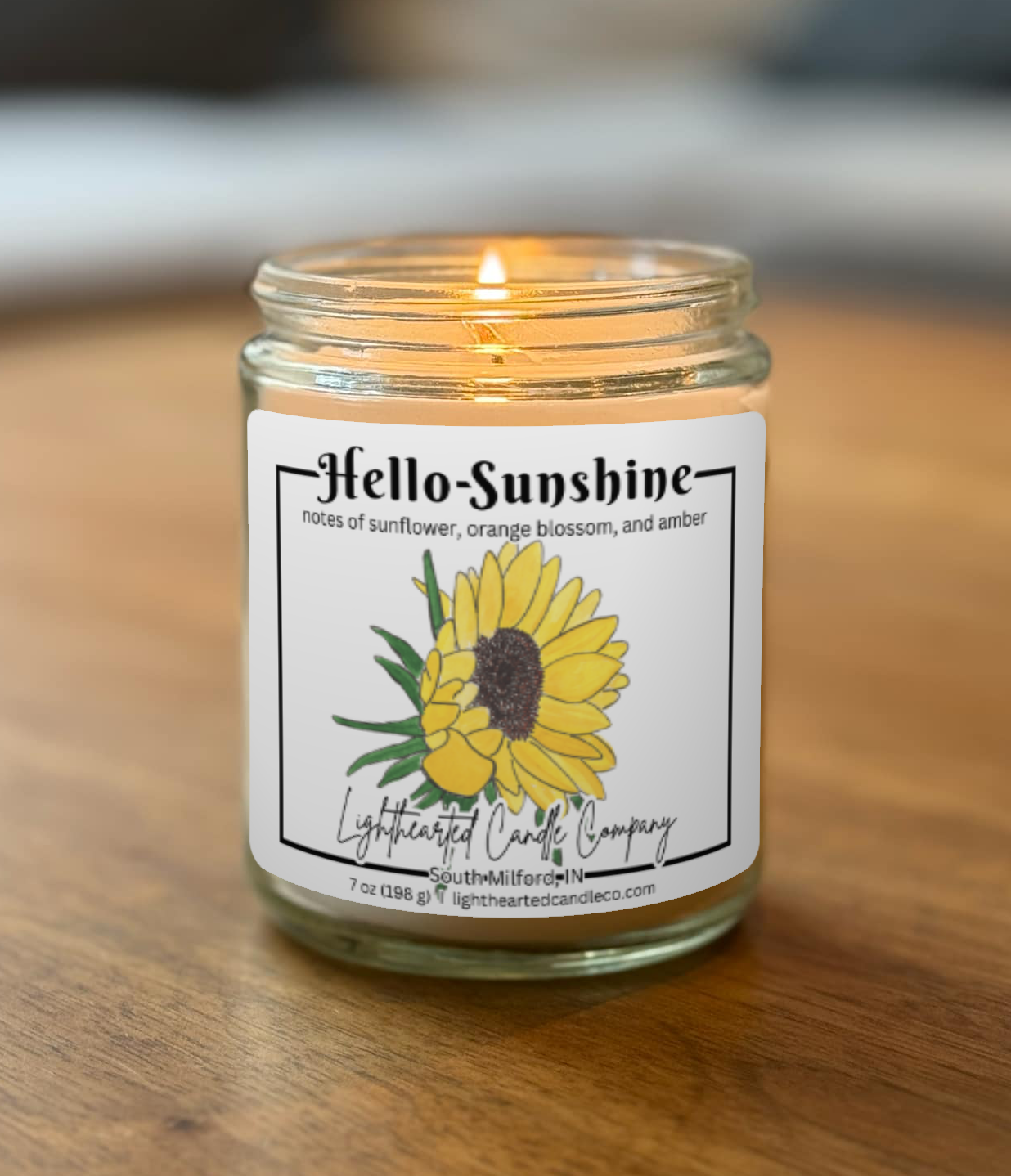 Hello Sunshine Candle