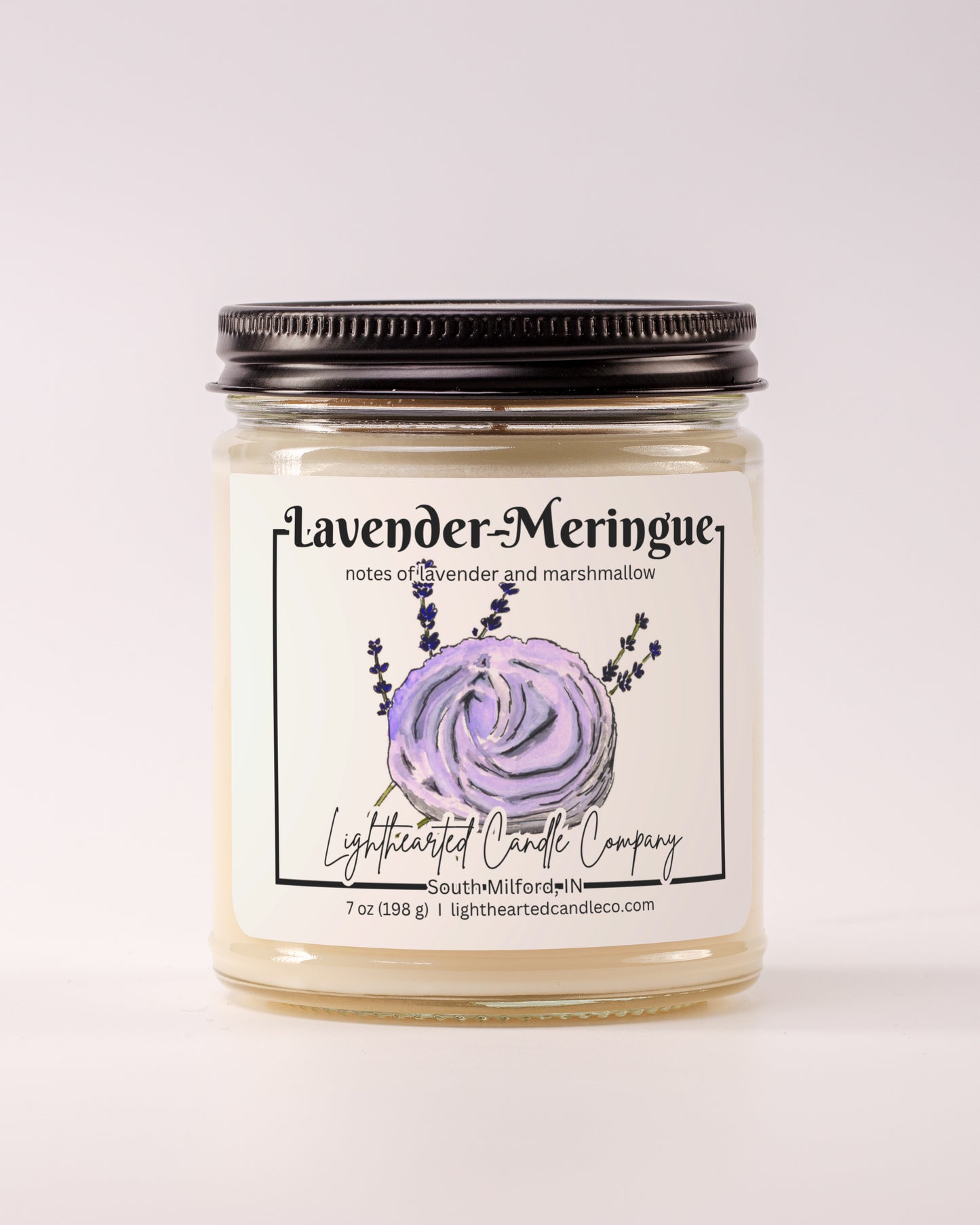 Lavender Meringue Candle