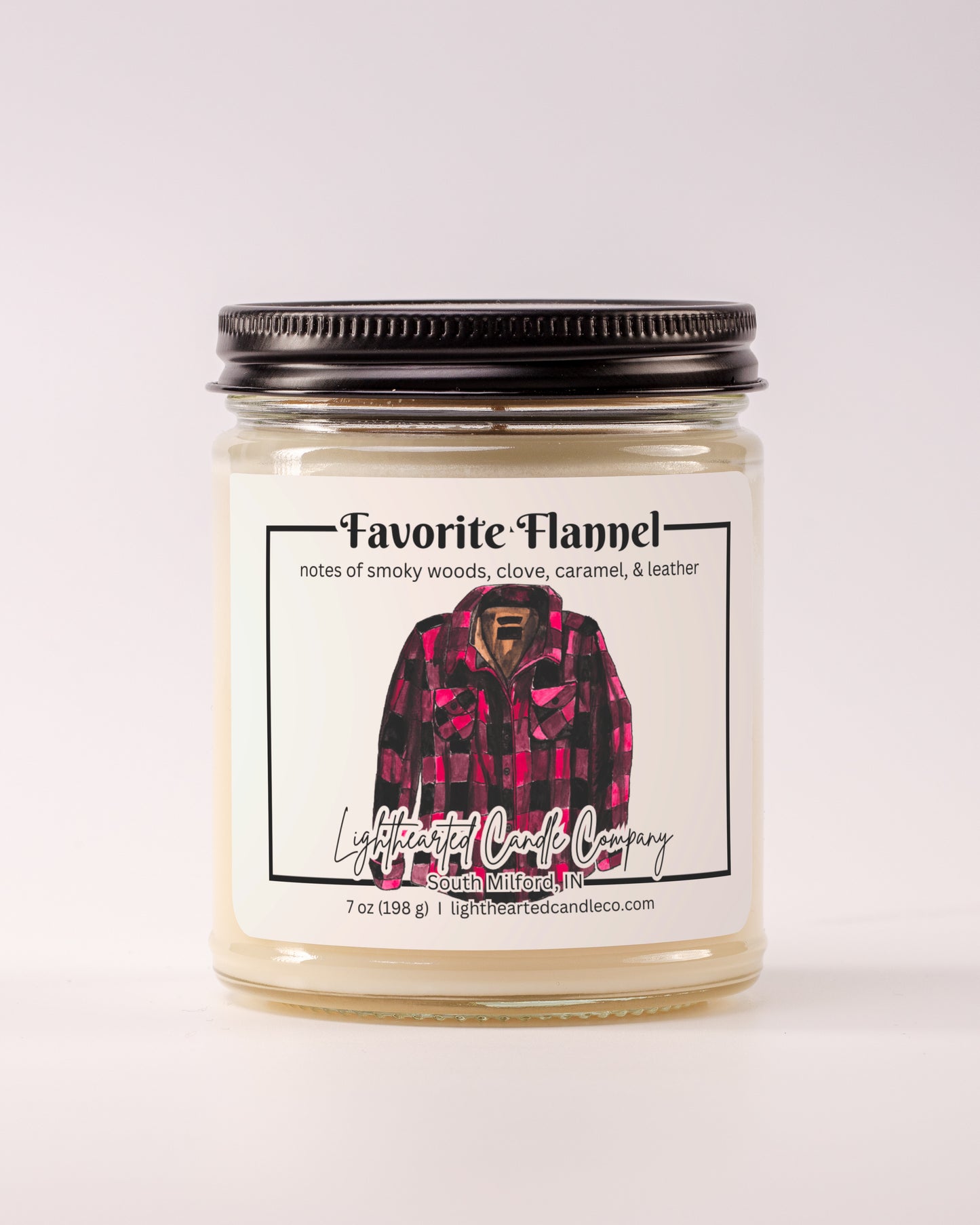 Favorite Flannel Candle