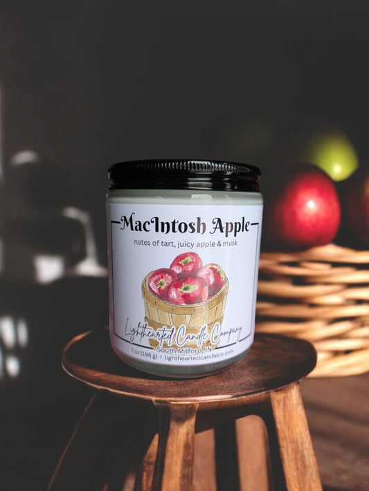 MacIntosh Apple Candle