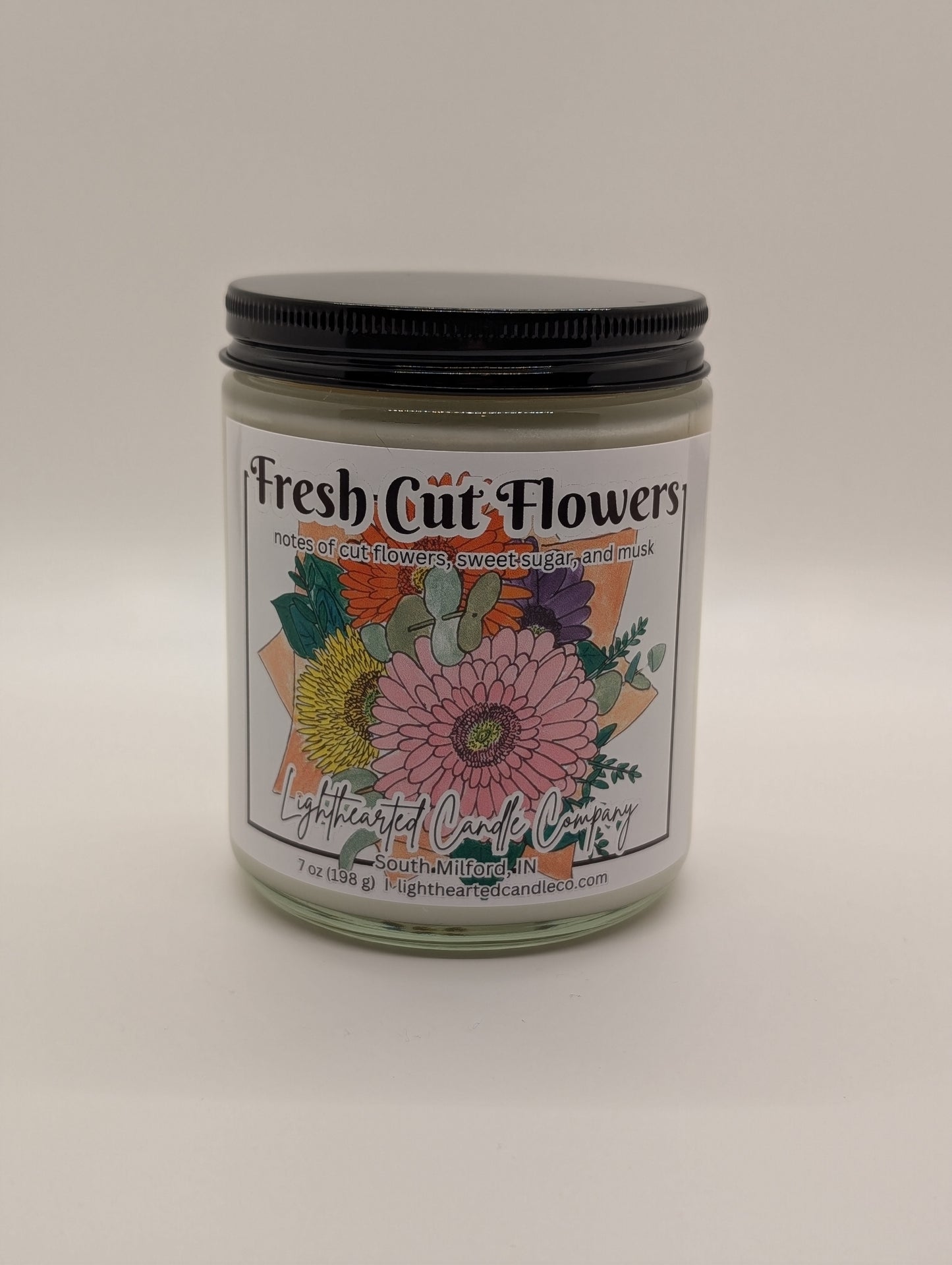 Fresh Cut Flowers Candle