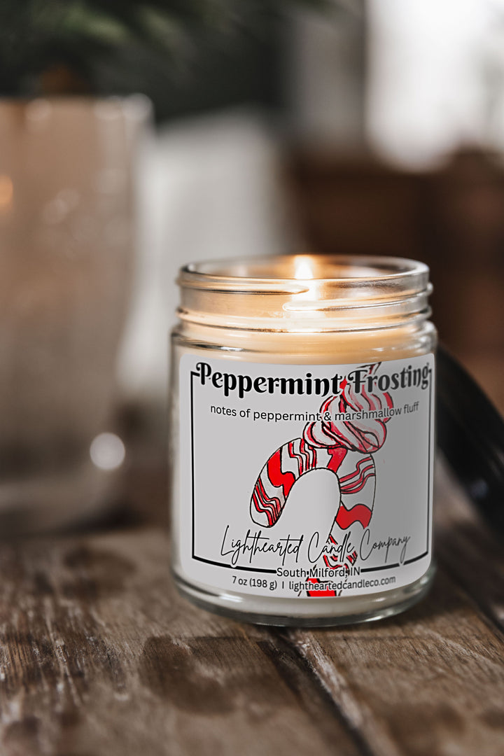 Peppermint Frosting Candle