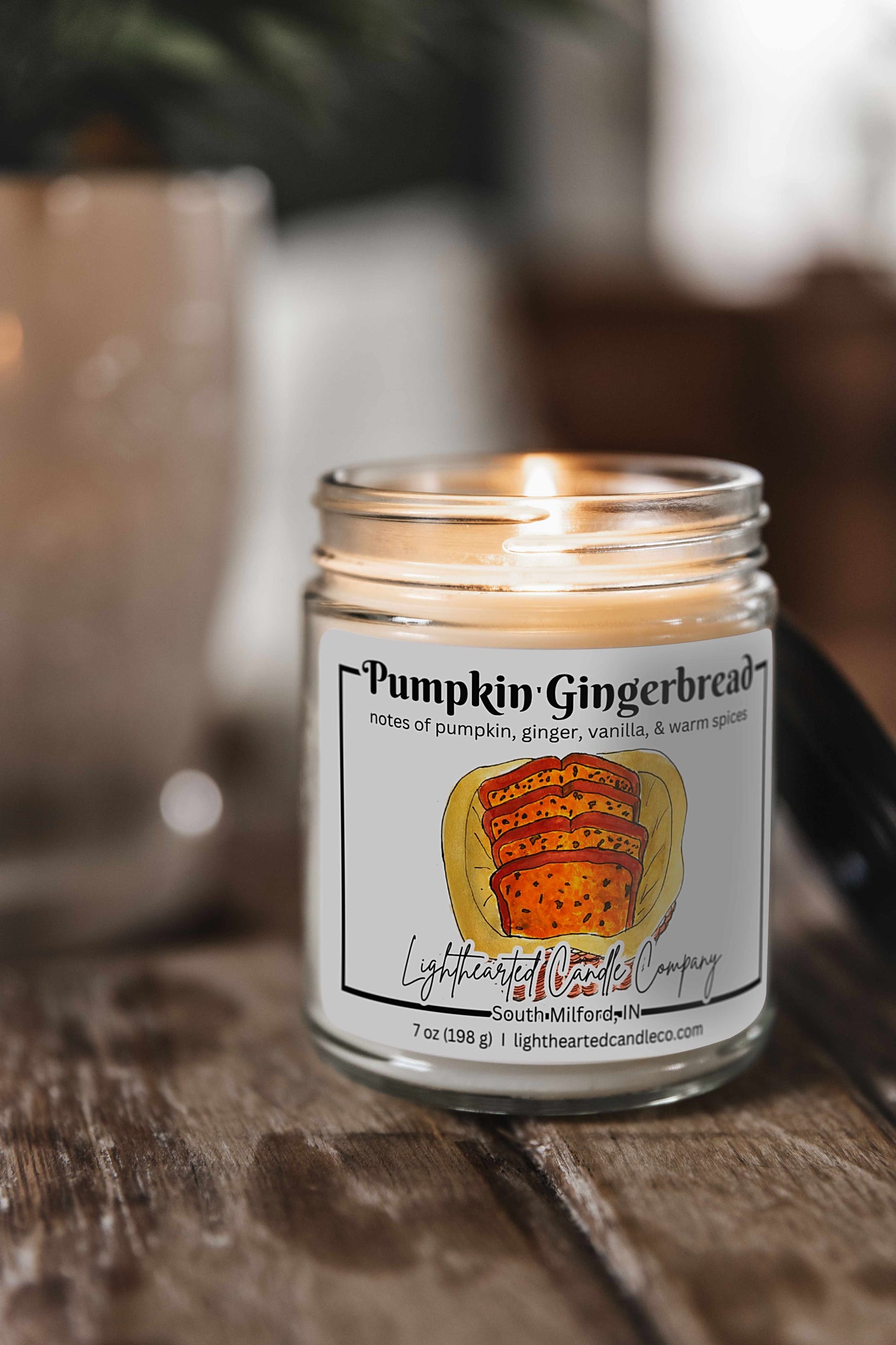 Pumpkin Gingerbread Candle