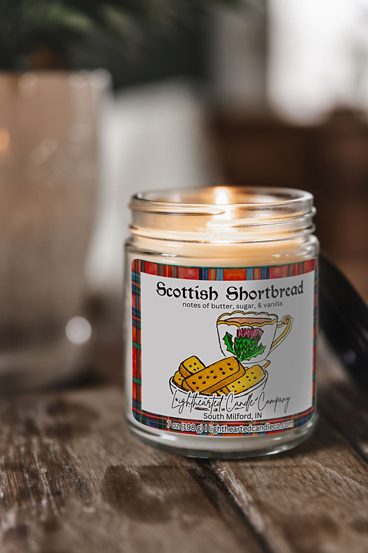 Scottish Shortbread Candle