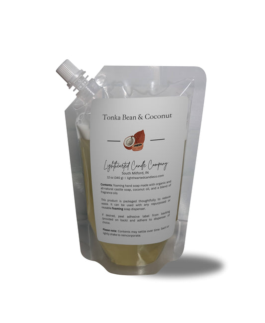 Tonka Bean & Coconut Foaming Soap