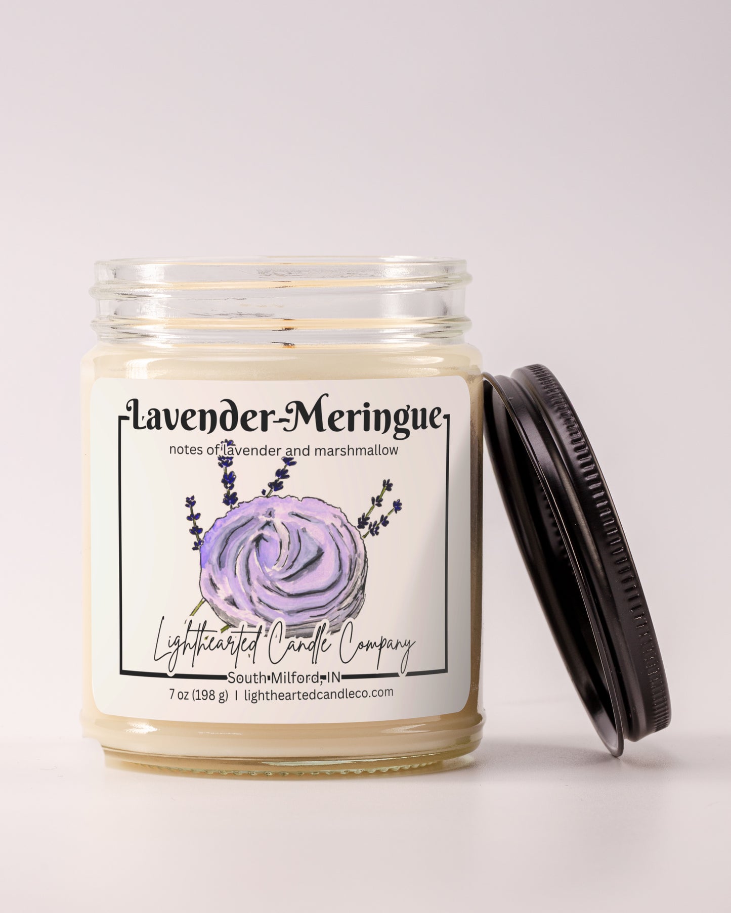 Lavender Meringue Candle