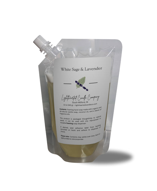 White Sage & Lavender Foaming Soap (Refill)