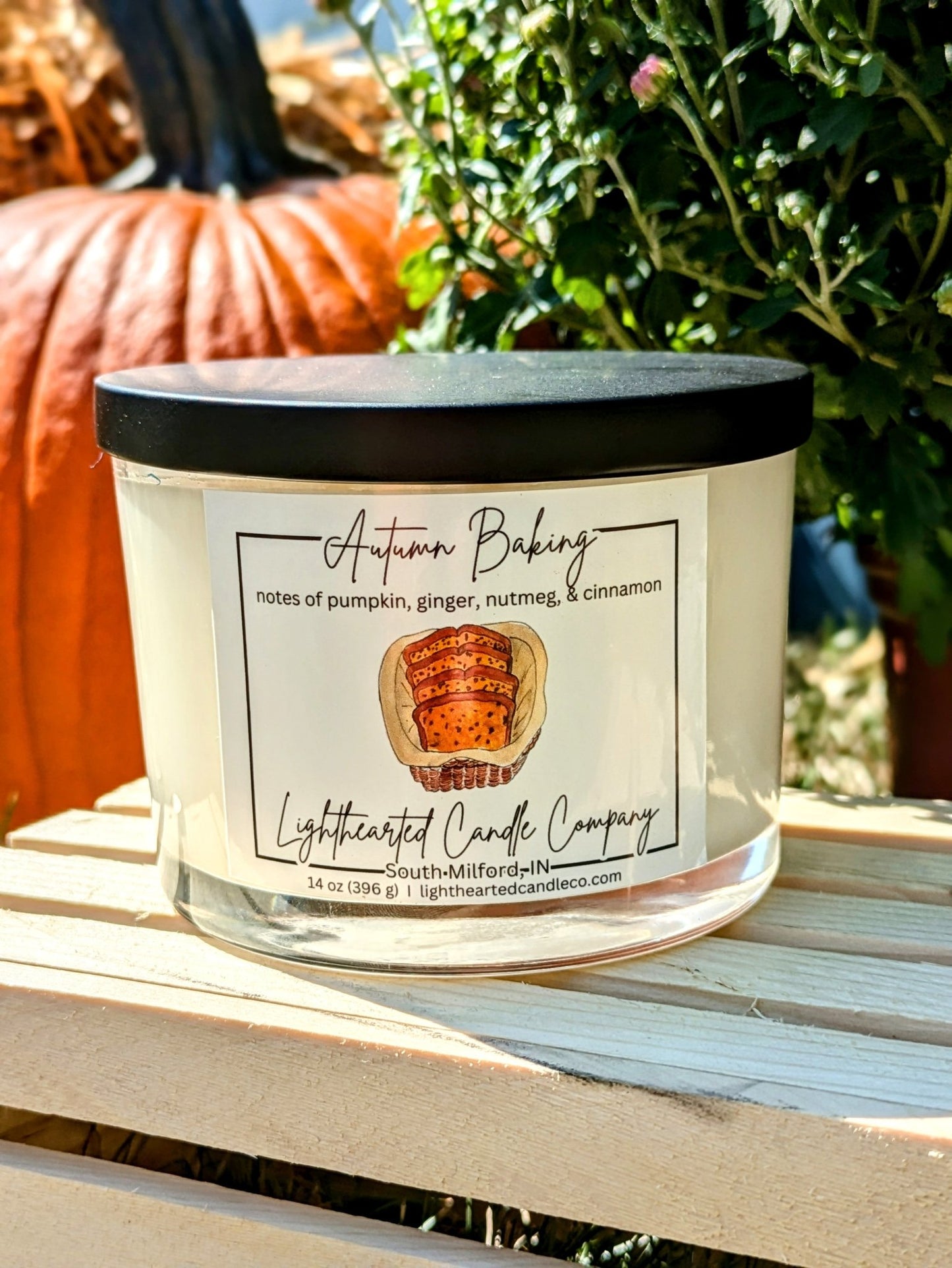 Autumn Baking - Three Wick Candle - Main