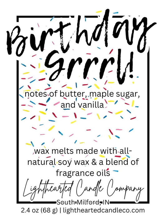 Birthday Grrrl Wax Melt