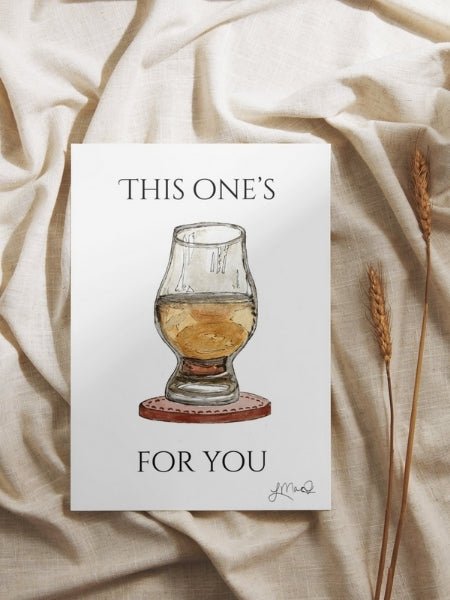 Bourbon & Leather Greeting Card