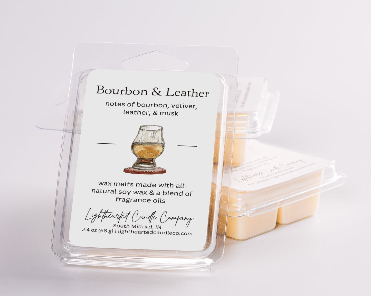 Bourbon & Leather Wax Melt