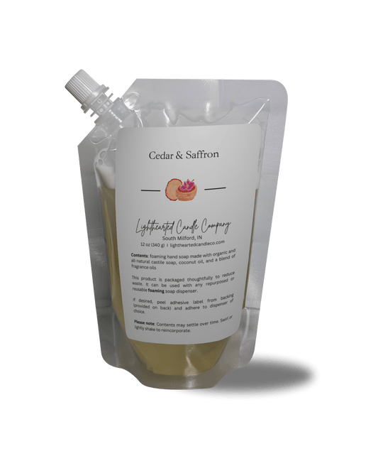 Cedar & Saffron Foaming Soap (Refill)