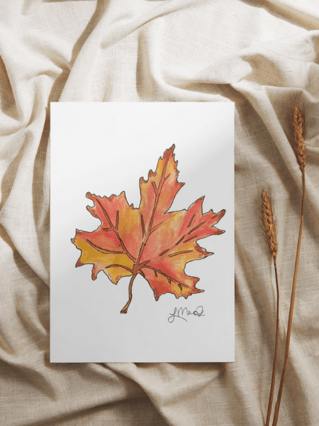 Changing Leaves Greeting Card