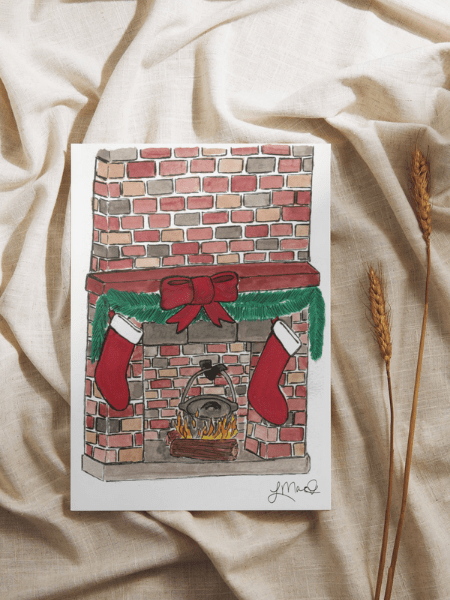Chestnuts Roasting Greeting Card
