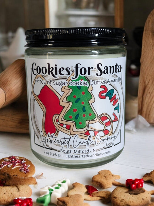 Cookies for Santa Candle