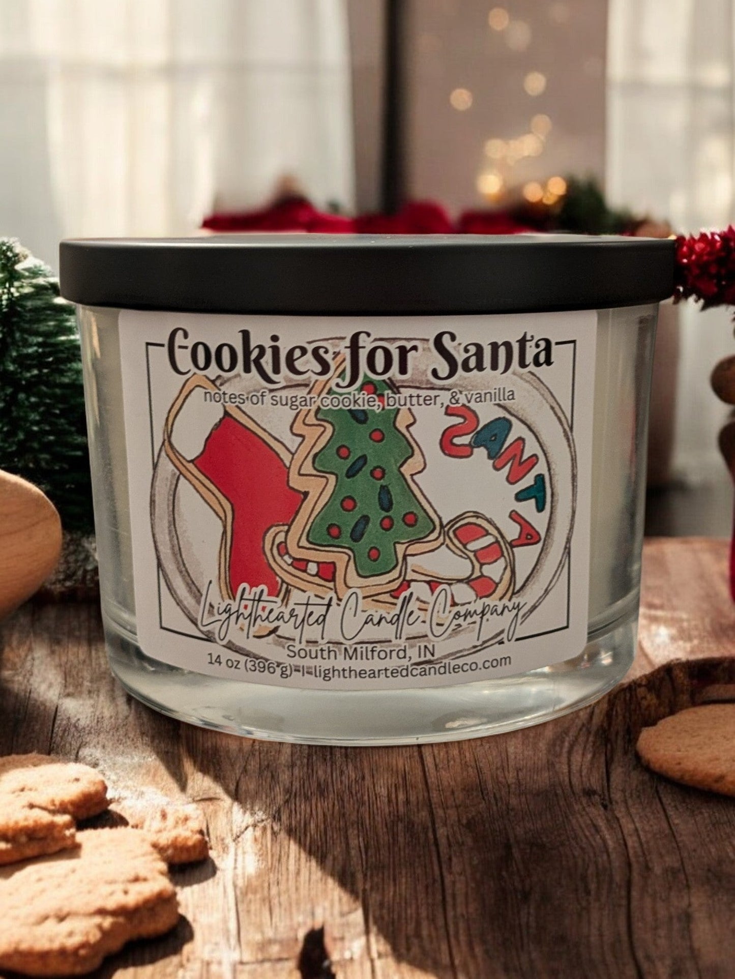 Cookies for Santa Candle