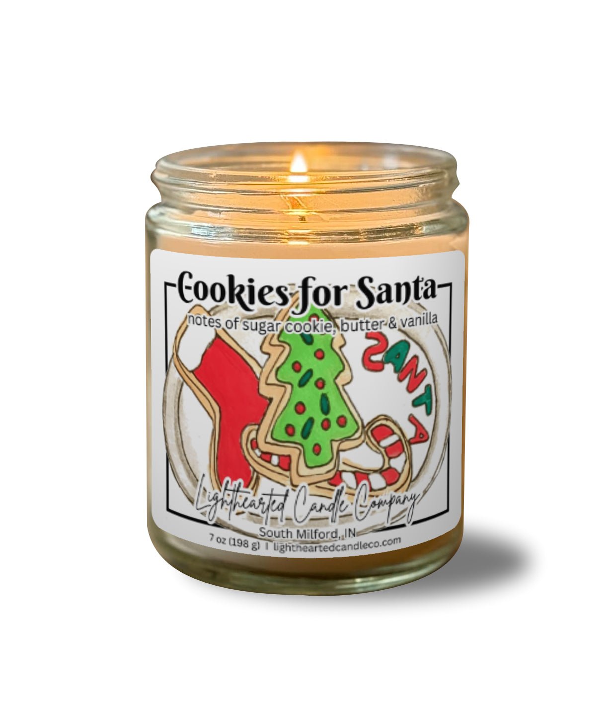 Cookies for Santa Candle