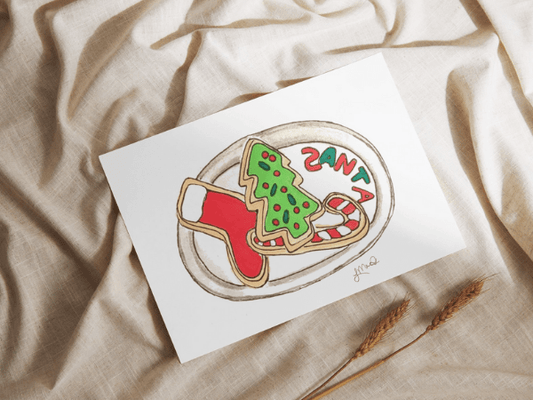 Cookies for Santa Greeting Card