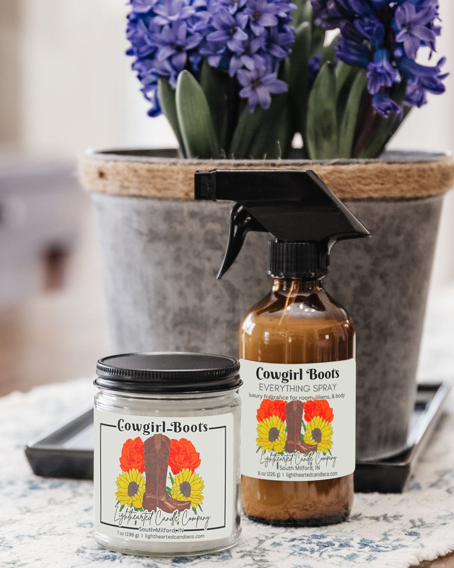 Cowgirl Boots Candle