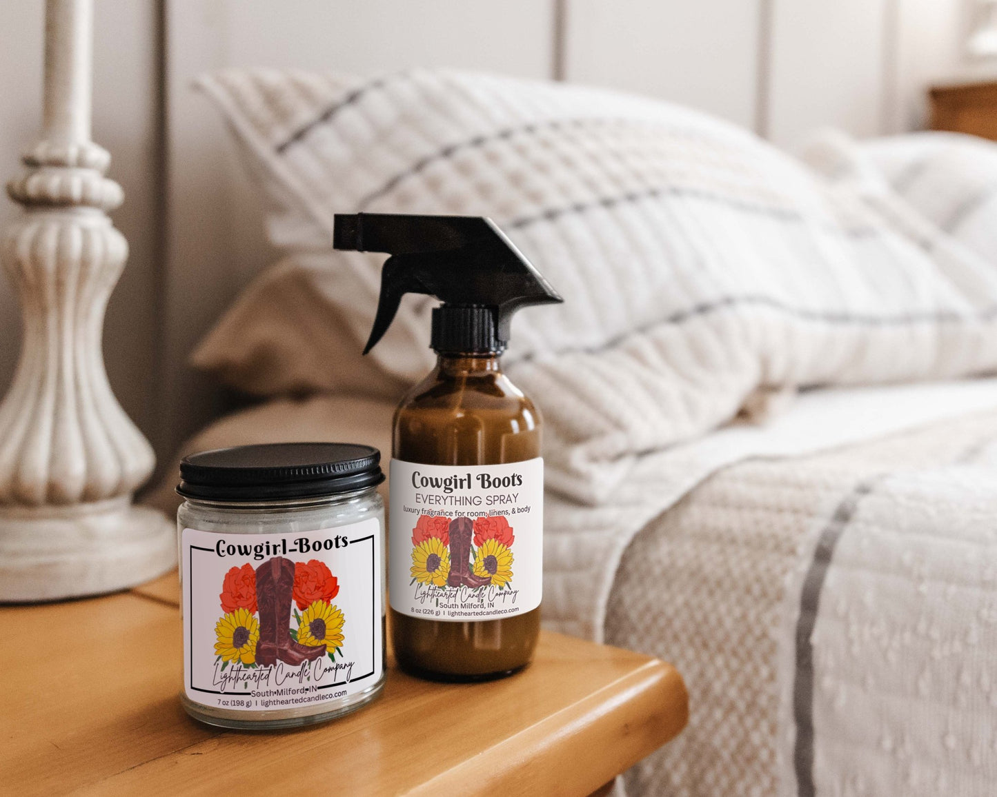 Cowgirl Boots Candle