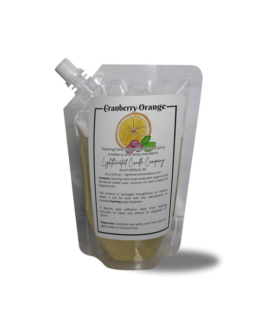 Cranberry Orange Foaming Soap (Refill)