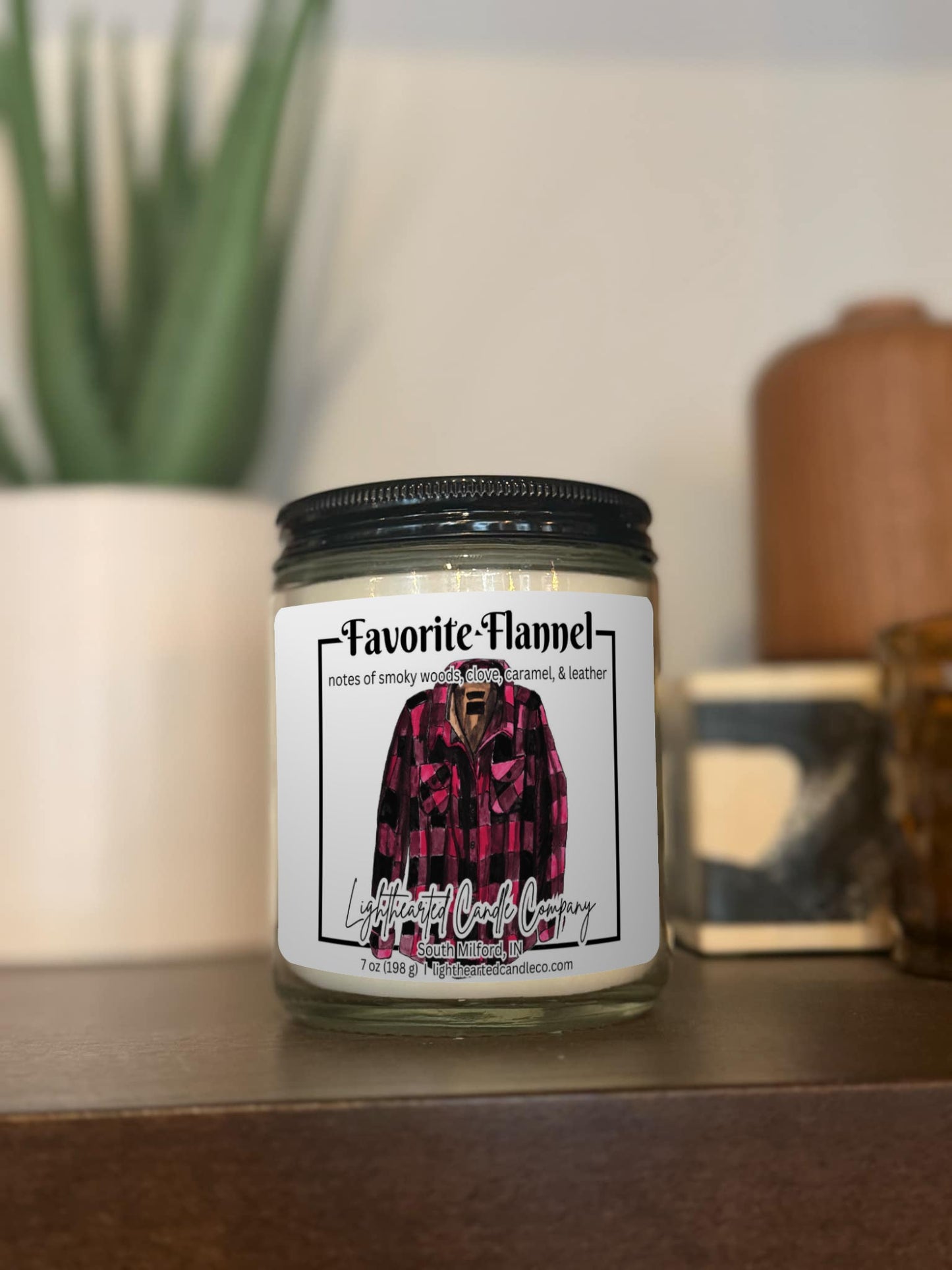 Favorite Flannel Candle