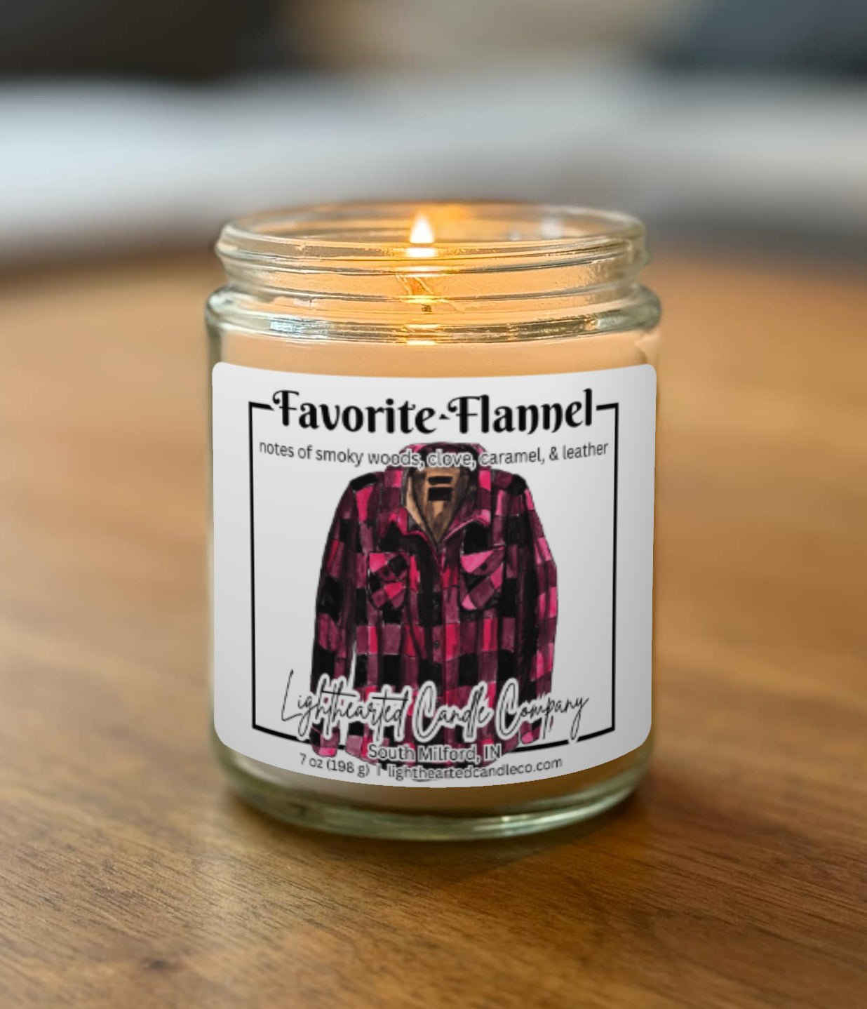 Favorite Flannel Candle
