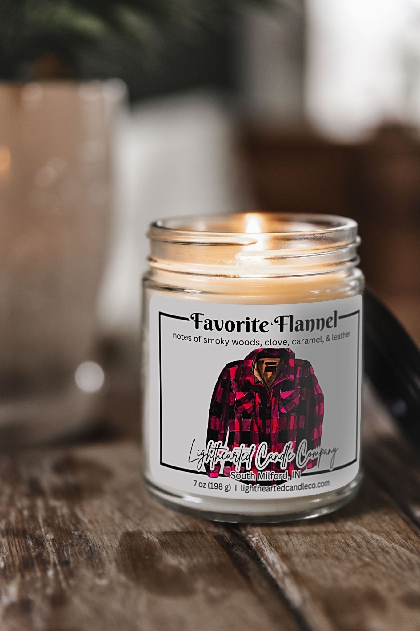 Favorite Flannel Candle